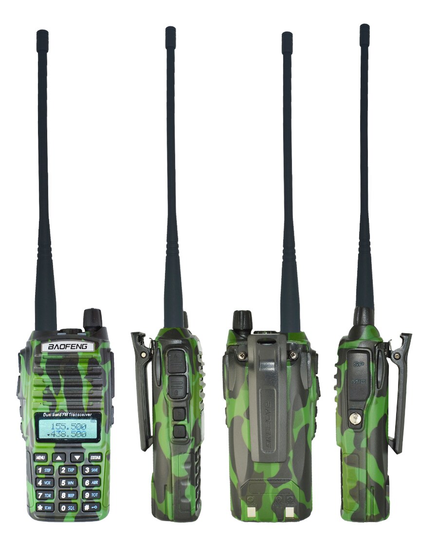 Baofeng UV-82 8W 10Km Long Range Krachtige Walkie Talkie Draagbare Cb Vhf/Uhf Twee Manier Radio amador 8 Watt UV82