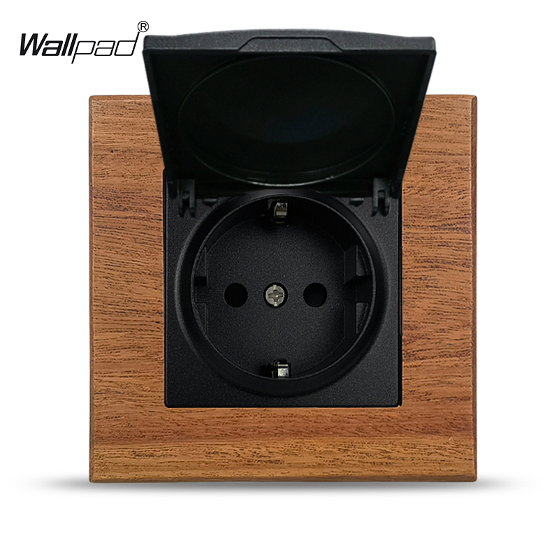 16A French Wall Socket with 2 USB TypeC EU Neutral Wood Outlet Poland Belgium Electrical Power Sockets and Switch 220V