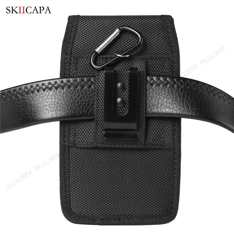 Uniwersalny Oxford tkaniny kabura telefon torba dla Nokia C01 C1 Plus X20 G20 X10 G10 C20 C10 1.4 5.4 zaczep na pasek talii etui etui na telefony