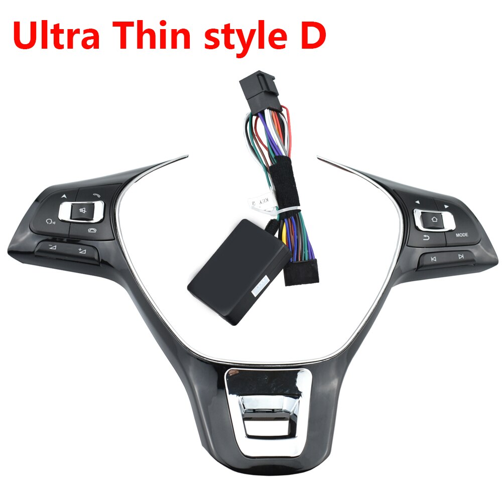 Multifunction steering wheel control button switch volume button audio switch button For VW for Volkswagen MK6 Golf 7 Jetta Polo: black