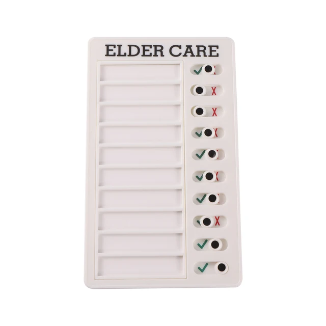 Schedule Organization Note Card Punch Card Device for Notes Daily Task Planning Portable Memo Checklist Elderly Child Note Board: light yellow