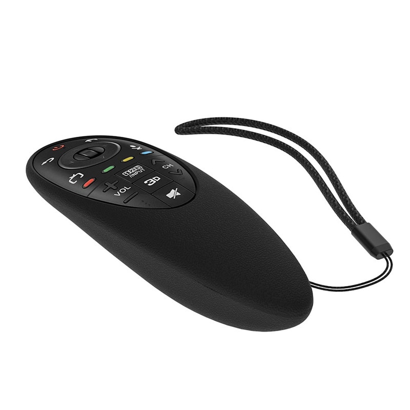 Deksel til lg en -MR500 beskyttende silikon 3d smart tv magisk fjernkontrollveske med snor fleksibel støtsikker sikai til  MR500
