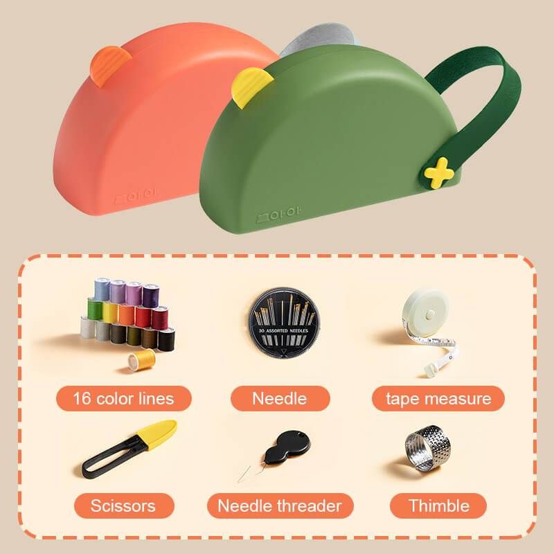 1 Set Portable Huishoudelijke Naaien Kit Doos Diy Borduurwerk Handwerk Tool Naalden Draad Schaar Magnetische Naald Doos Thuis Leveringen