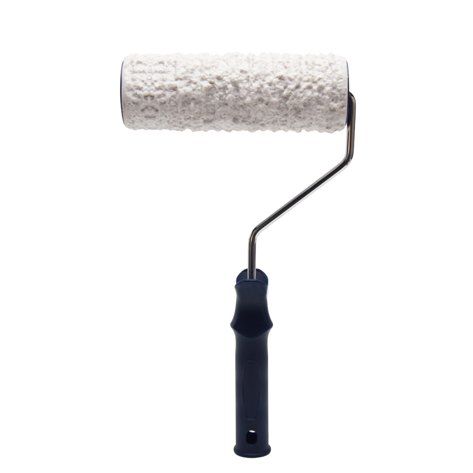 8inch DIY Brush With Handle Embossing Tool Patterned Office Portable Paint Roller Accessories Wall Texture Rubber