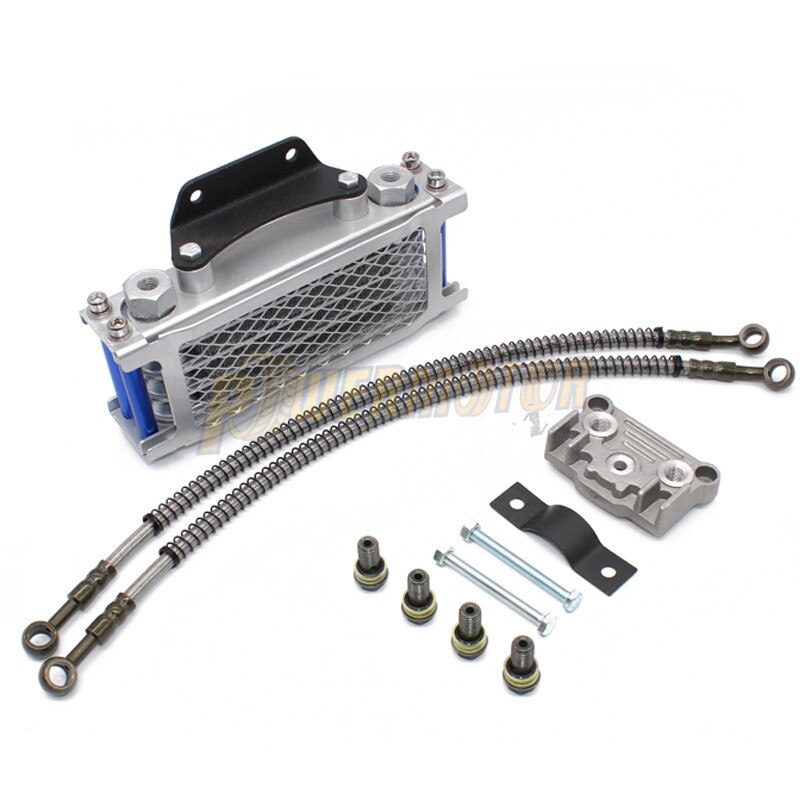 Motorcycle Oil Cooling Cooler Chinese Made Radiator Oil Cooler Set For 50cc 70cc 90cc 110cc 125cc 140cc Horizontal Engine