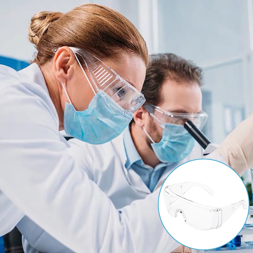 Transparant oculair fietsuitrusting pc-veiligheidsbril oogbescherming fietsbril anti-condens anti-stof & schokbril