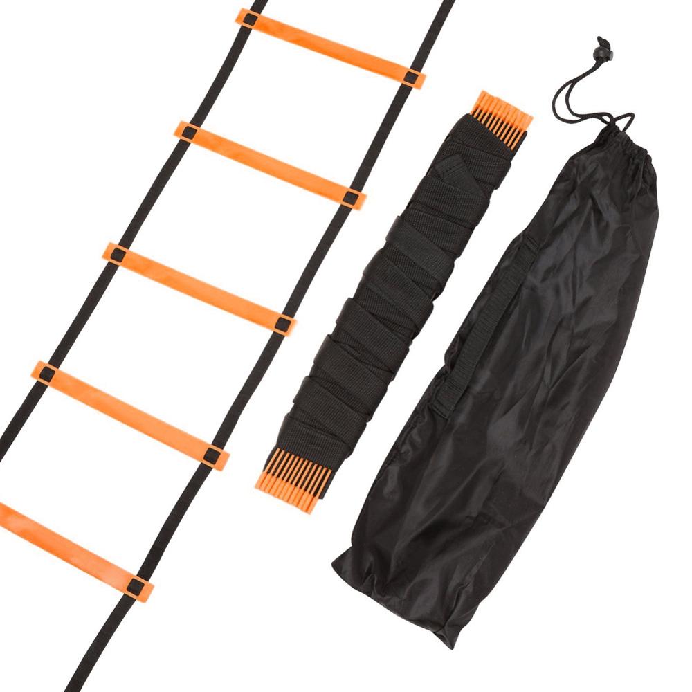4/6/7/9/12/14 Rung Nylon Straps Agility Training Ladders Soccer Football Speed Ladder Training Stairs Fitness Equipment