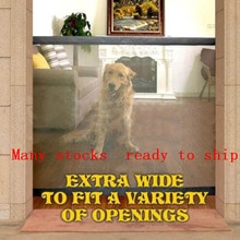 Valla de malla para perro, puerta de seguridad para interior y exterior, recinto de seguridad para mascotas, suministros para mascotas,