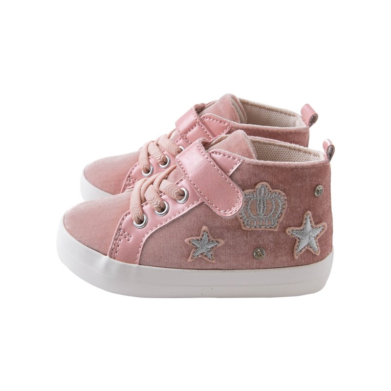 Db15983 dave bella winter baby meisjes sterren applicaties schoenen geboren meisje schattige schoenen: 25