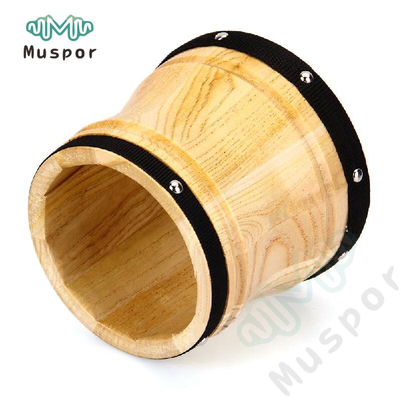 Tambores Dongo 18 CM/7 "instrumentos de percusión Orff de madera tambor de tiro de mano para niños/diámetro Djembe