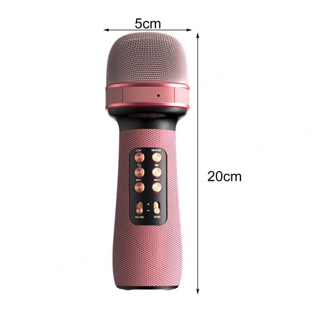 WS-898 Original Bluetooth-compatible Handheld Microphone Karaoke Speaker Party Music Mic for IOS Android Smart TV