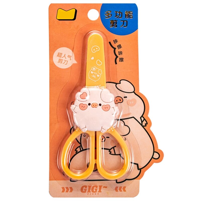 2022 5'' Tip Scissors Safe Stainless Comfort-Grip Handles for Preschool Toddler