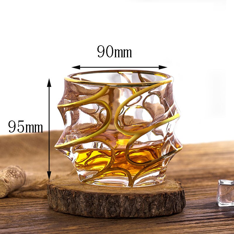 Europa retro kieliszek do whisky kreatywny szklany kieliszek do wina gospodarstwa domowego kufel na piwo phnom penh kubek wody b: B 95 x 90mm