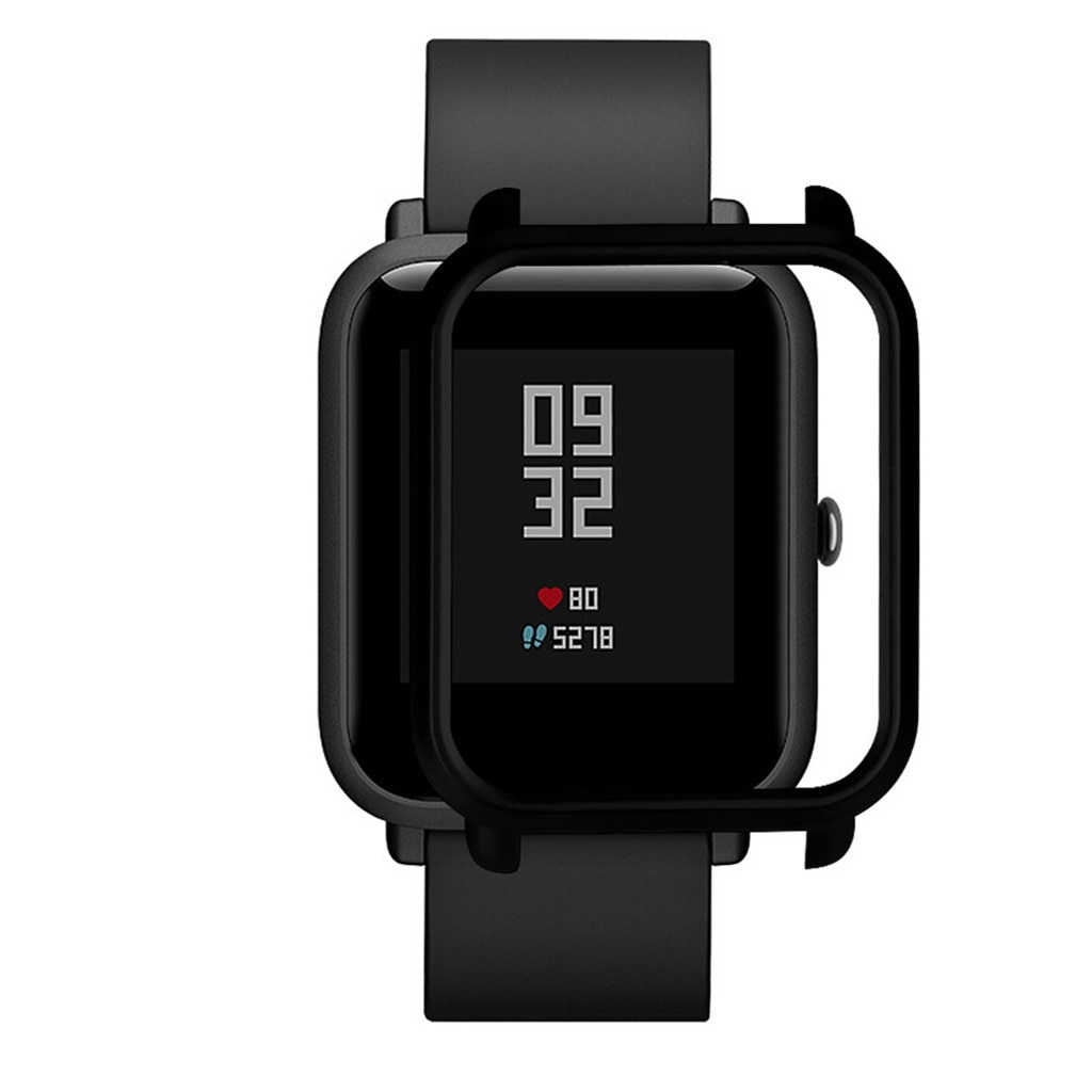 Kotelon kuori huami amazfit bip youth lite -kuorille näytönsuojakalvolla de pantalla ochrona ekranu naarmuuntumaton
