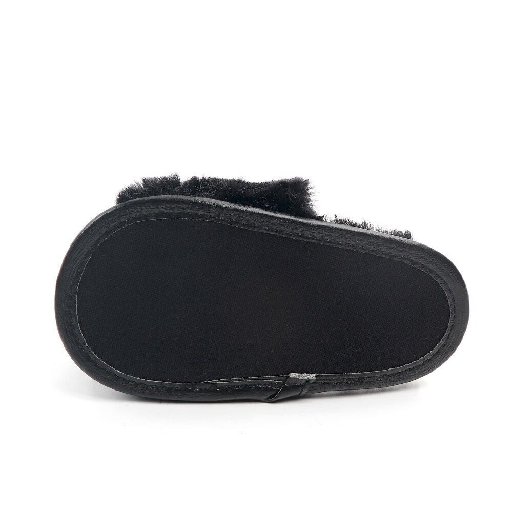 Bonitas zapatillas de bebé, sandalias con patrón de animales para niños pequeños, zapatos para niñas, lindas suelas blandas de piel esponjosa, zapatos antideslizantes para cuna