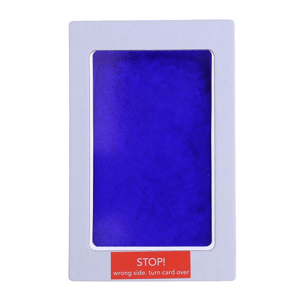 Mimeógrafo no tóxico para bebé, cuidado de papel, huella de mano, Kit de almohadilla de tinta, juguete de fundición para recién nacido, recuerdos de tinta negra, juguete de arcilla infantil para: Blue