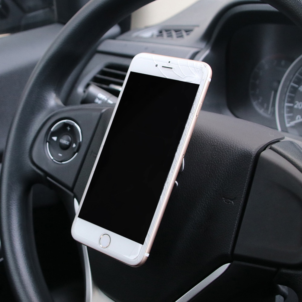 Biltelefon holder magnetisk køretøj ratmontering mobil smartphone stativ magnet support mobiltelefon i bil gps