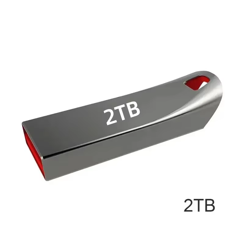 2TB USB 3.0 Flash Drives Metal High Speed Pendrive Portable Usb Drive Waterproof Memoria Usb 1TB 512GB 256GB Flash Disk: Orange