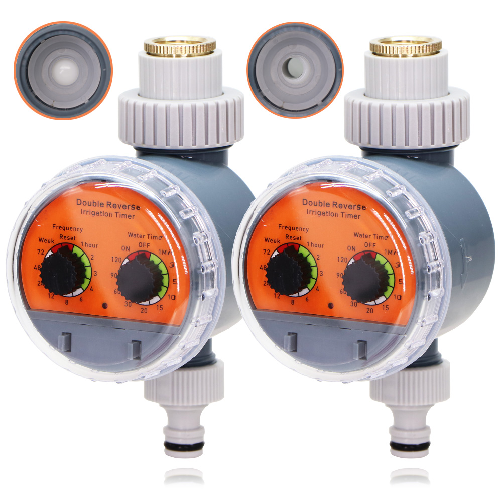 Garden 30-50M Watering Irrigation System Automatic Drip Kit Adjustable Spray Nozzle Dripper Ball Valve Timer 1/4" Hose Sprinkler