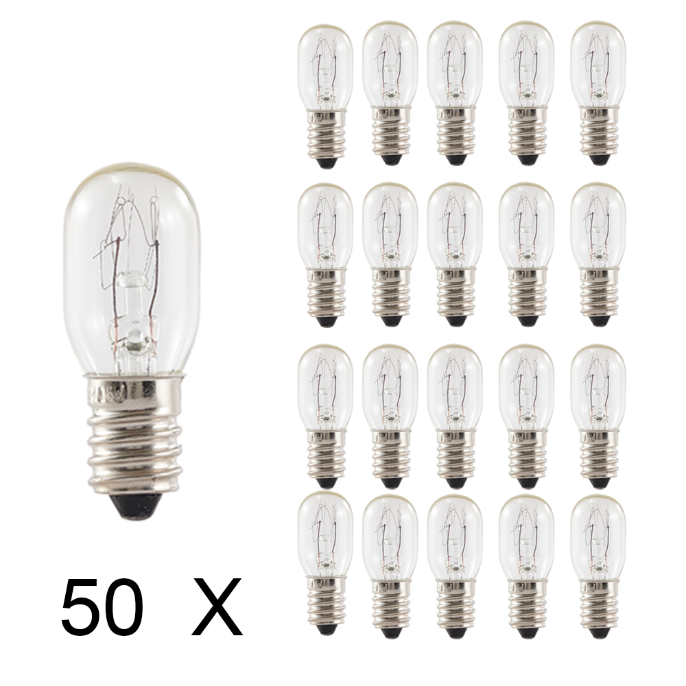 50 e14 Salz lampe Kugel birnen 220-240v 15w Rohr glühbirnen zum Ersetzen von Glas birnen in Dunstabzugshauben: Default Title
