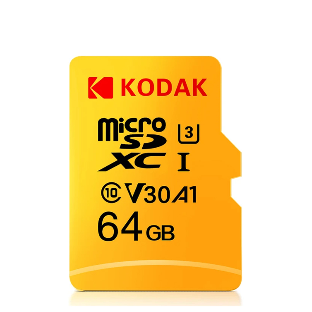 KODAK Micro SD Card Driving Recorder 64GB Memory Card For Mobile Phone PC Earphone Speaker HD Camera: Default Title