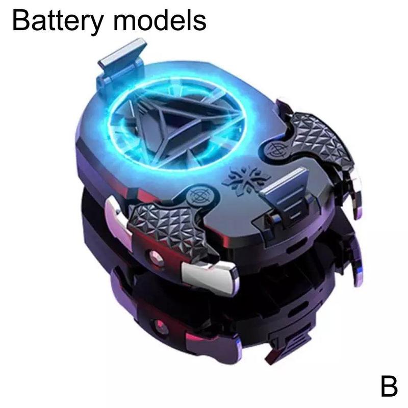 Multi-function Mobile Phone USB Game Cooler System For IPhone Gamepad Stand Fan Holder Phone Samsung Cooling Radiator Huawe E1Q1: B