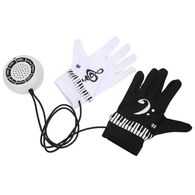 Elektronische Klavier Handschuhe für freundlicher Erwachsene mit Lautsprecher tragbar Party Leistung Musik Spielzeug Tastatur Klavier Musical Instrument