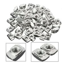 Tuercas cuadradas de bloque en T, martillo deslizante t-track para sujetador de perfil de aluminio, M3, M4, M5, M8, M10, , 3030, 4040, 10 piezas