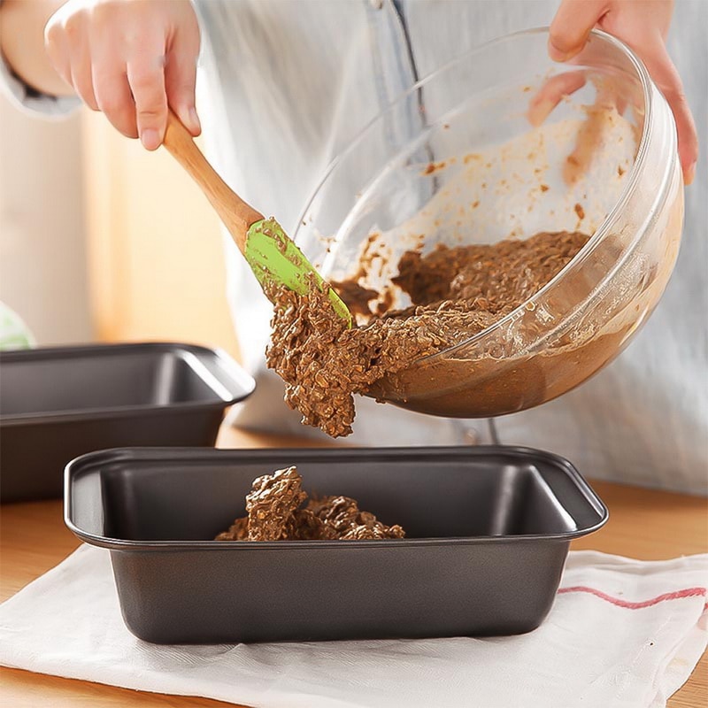 Utensilios antiadherentes de acero al carbono para hornear, Pan, recipiente para rebanada de Pan, Pan de carne, Pullman, Pan, molde para tortas, molde para hacer Pan #25