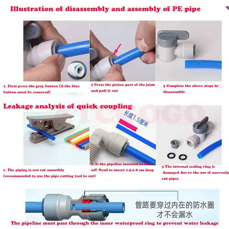 24V household pure water machine ro reverse osmosis water purifier high pressure / low pressure switch