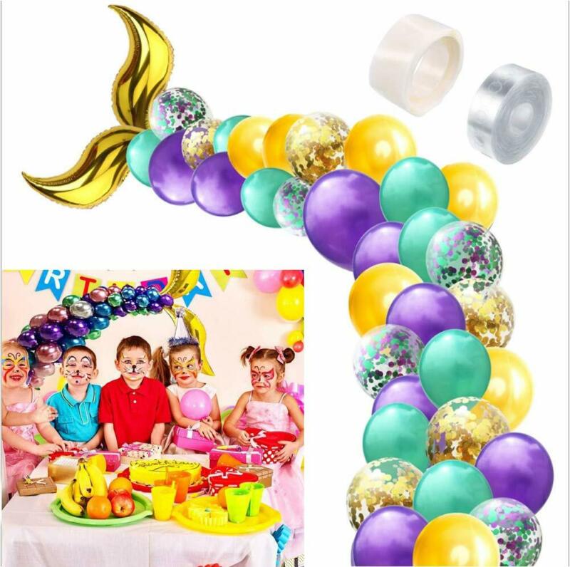 12 Inch Latex Ballonnen Guirlande Boog Set Mermaid Staart Ballonnen Voor Verjaardag Bruiloft Decor Ballon Slinger Boog Set