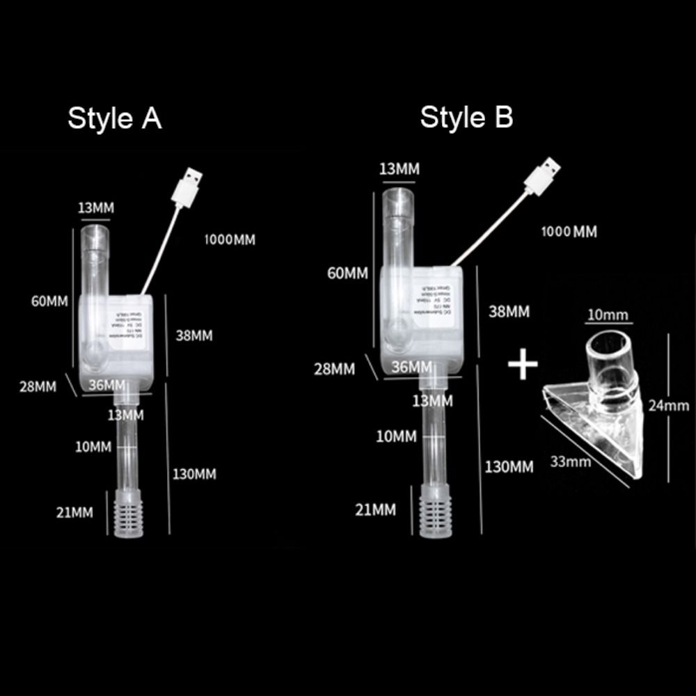 Usb Kleine Dompelpomp Ultra Stille Zuignap Mini Waterpomp 1W Plastic Water Fontein Pomp Aquarium