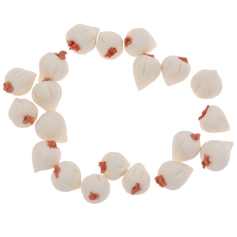 10pz 1:12 Miniatura Casa Delle Bambole verzura Aglio da Cucina arredamento bambole Accessori