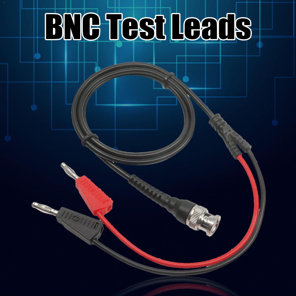 Bnc Q9 Naar Dual 4Mm Stapelbare Banana Plug Met Socket Meetsnoeren Probe Kabel 120Cm #20