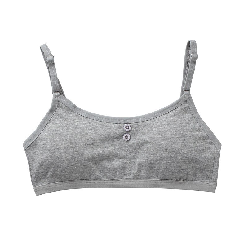 8-16 Years Cotton Girls Training Bra Adolescente Girl's Sport Bras Teen Girl Underwear Push Up Teens Bras With Chest Pad KF027