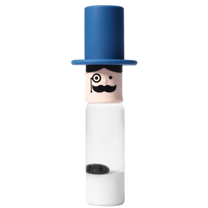 Bonne ferrofluide cylindrique dans une bouteille Anti-Stress jouets magnétique liquide affichage aimant drôle bureau jouet: Bleu