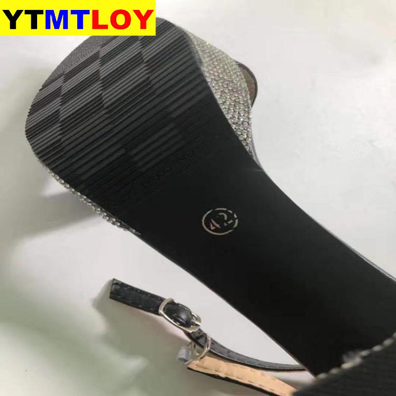 Zomer Vrouwen Sandalen Bling Vrouw Dames Gesp Slingbacks Open Teen Sandalen Feamle Mode Toevallige Platform Schoenen