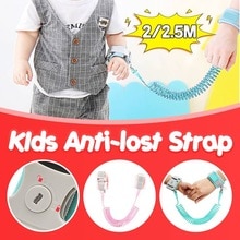 Baby Harness Anti Lost Wrist Link Kids Outdoor Walking Hand Belt Band Child Wristband Toddler Leash Safety Harness Strap Rope