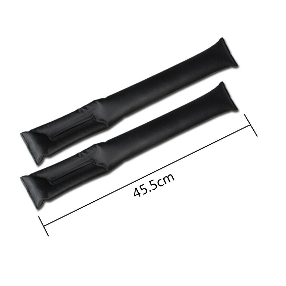 2PCS Leak-Proof Limitador de Lacuna Assento de Carro Assento de Carro Almofada de Enchimento Anti-Gotejamento Defletor Fender Vazamento- tira à prova de Fenda