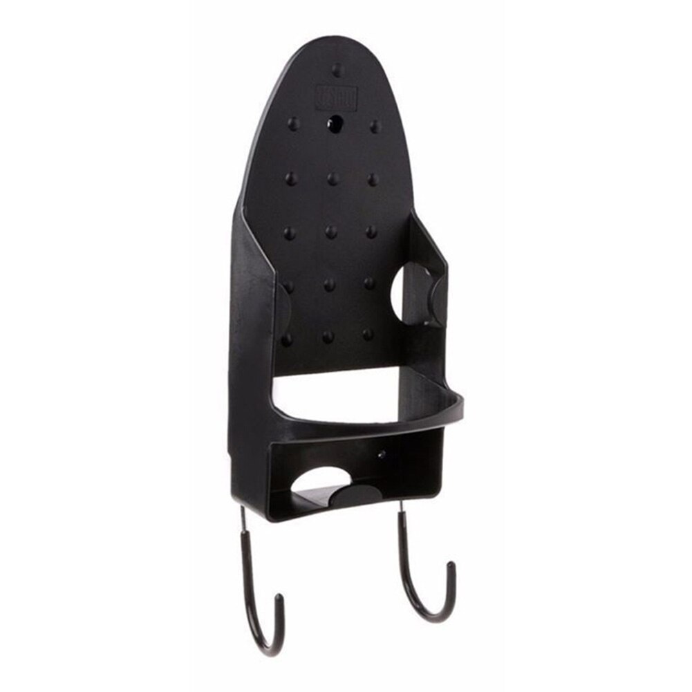 Wall Mounted Anti-scalding Storage With Screw Ironing Board Holder Hanging Rack Office Stand Sturdy Dryer Accessories Home Hotel: Black