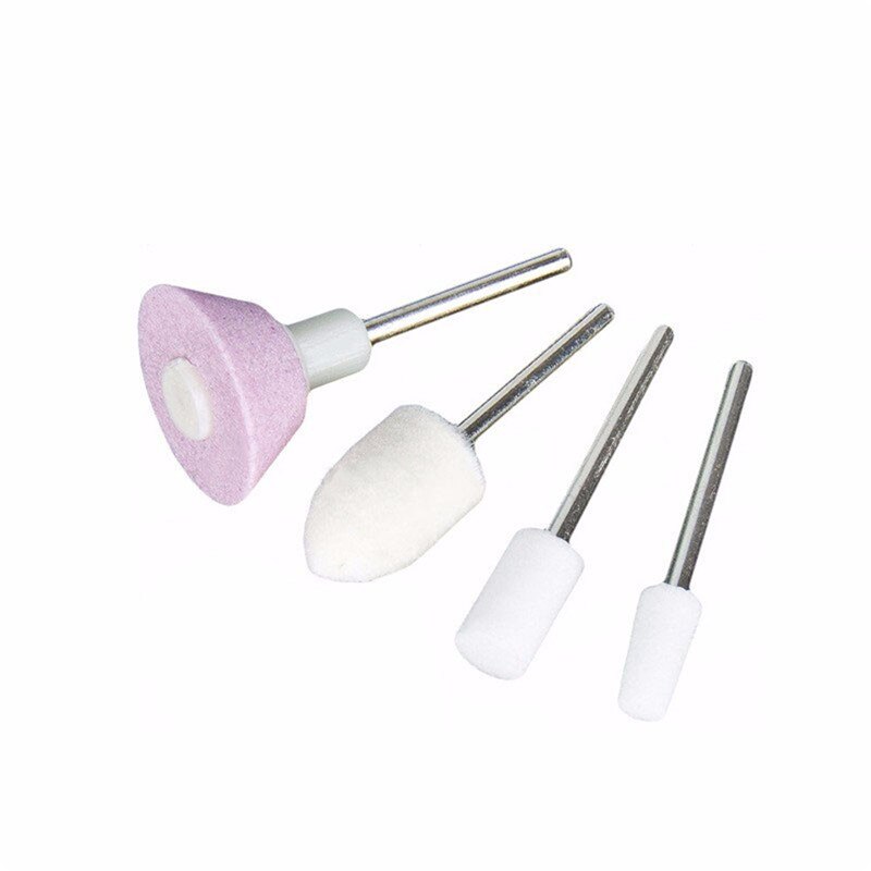 5 Bits Electric Nail File Drill Kit Tips Manicure Toenail Pedicure Salon Pen Shape Set Electric Manicure Nail Art File Beauty