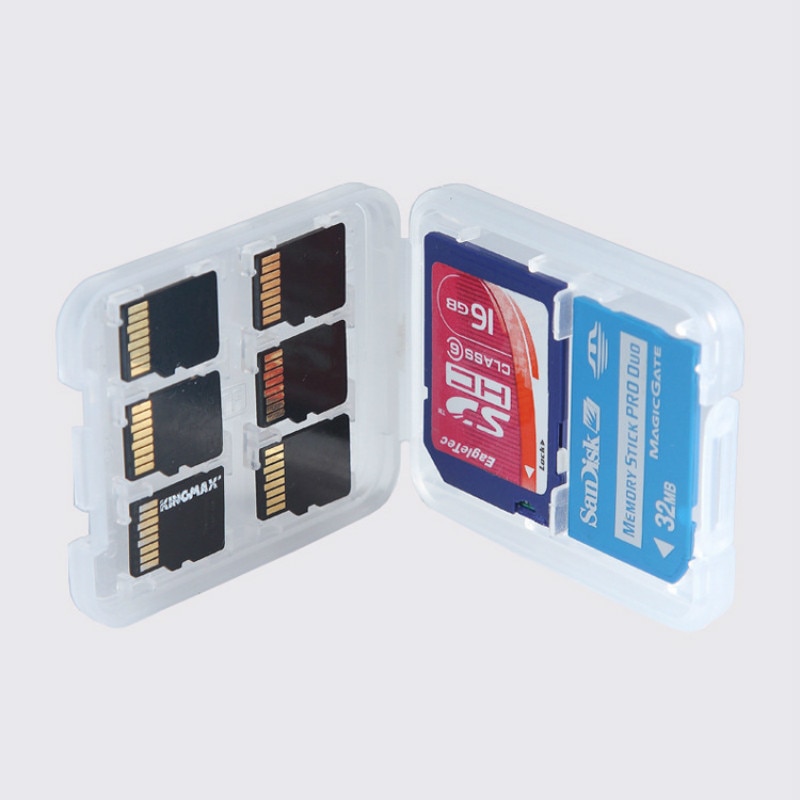 1 PC Hard Micro SD SDHC TF MS Geheugenkaart Opbergdoos Protector Houder Hard Case Geheugenkaart Opbergdoos