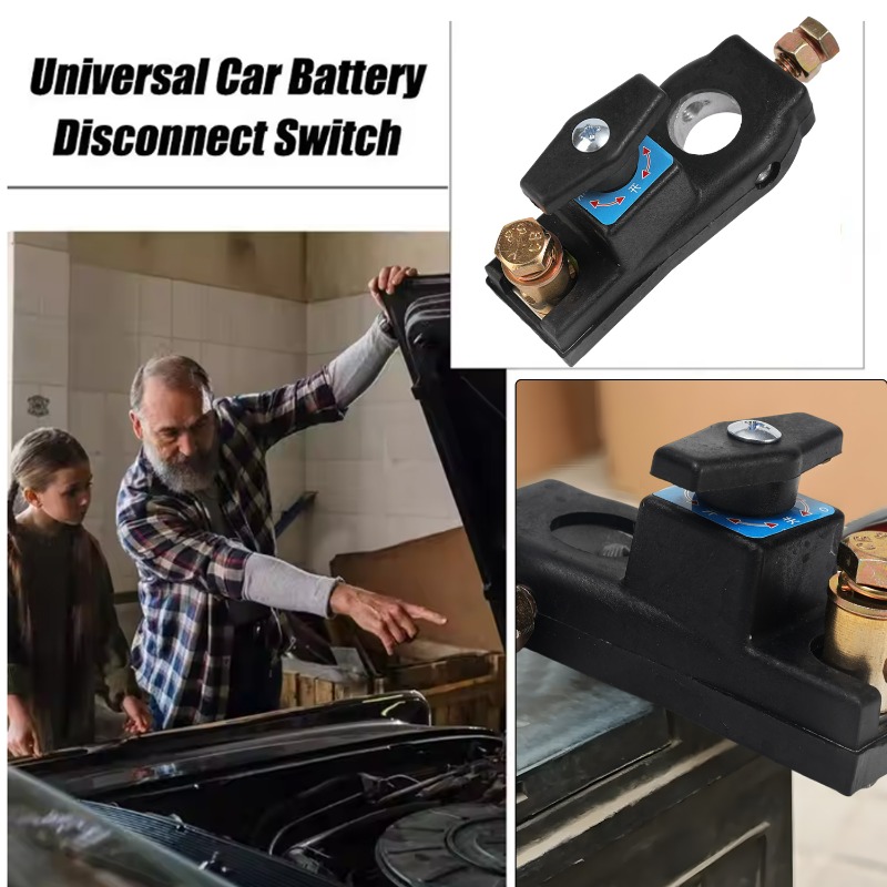 Bilbatterifrakoblingsbryter 12v/24v manuell/automatisk avstengning lekkasjebeskyttelse sedan suv lastebil energisparende strømbryter