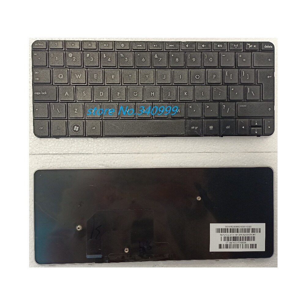 para HP Mini 1103, 1104, 110-3500 110-3510NR 110-3600, 110-3700, 110-3800, 210-2000, 210-4000, 210-3000 nos teclado