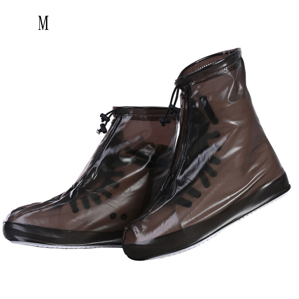 Rain Shoes Boot Covers Overshoes Galoshes Travel for Men Women Kid Outdoor Camping Slip-resistant Rubber Rain Boot Overshoes: M