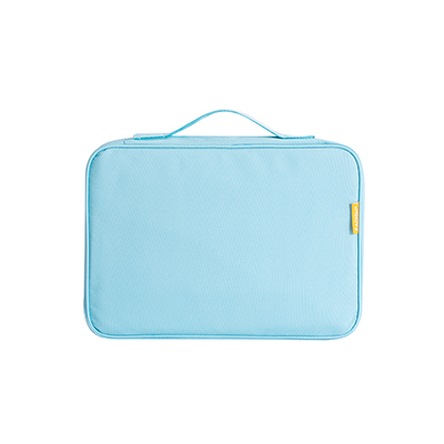 Grand sac de voyage en Nylon imperméable à l'eau sac porte-Documents Portable sacs organisateur de grande capacité pour certificat sacs numériques Ipad: Blue