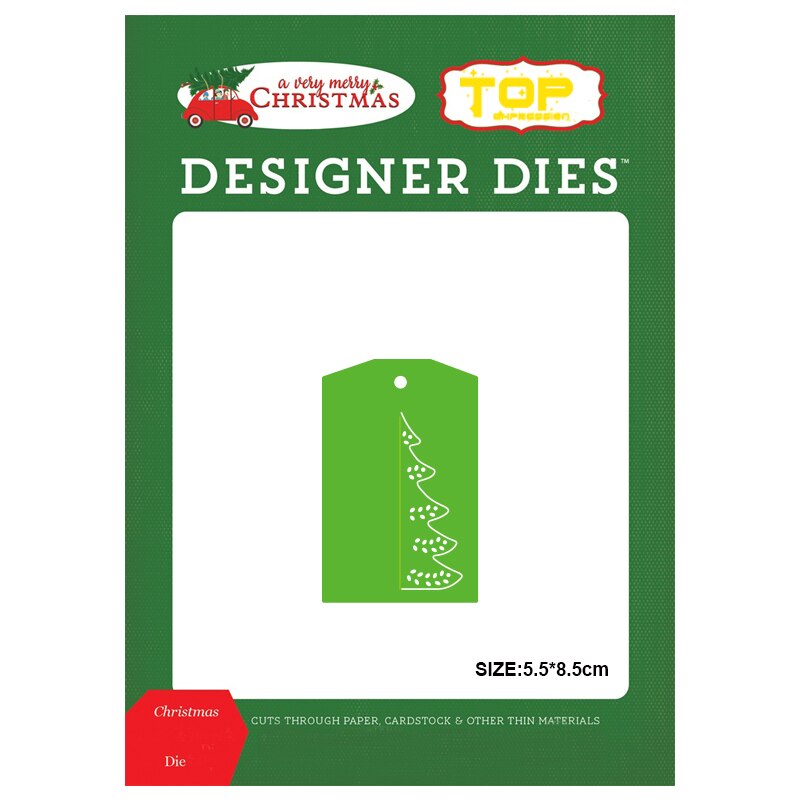 Stansmessen Kerst Sterven Bookmark Metalen stansmessen voor scrapbooking postzegels en sterven: SH1691