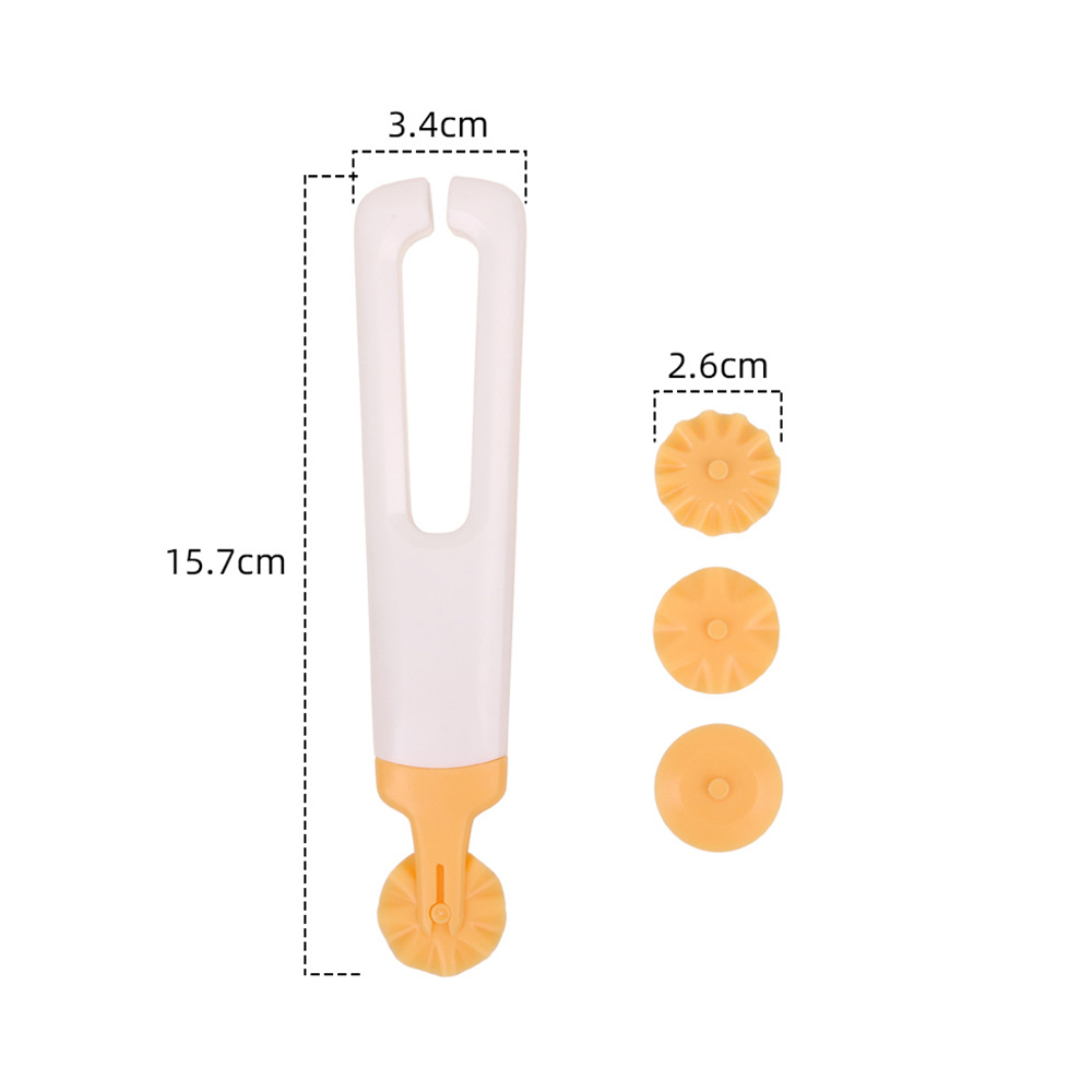 Dumplings Biscuit Roller Cutter Cookie Round Rolling Cutting Blade Dough Circle Wheel for Pizza Pastry Pie Crust Baking Tools: Default Title
