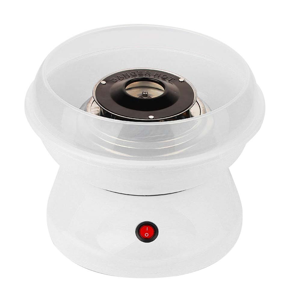 DIY Cotton Candy Machine Cotton Sugar Fancy Food Processor Floss Maker Machine Portable Cotton Sugar Floss Machine: White / EU