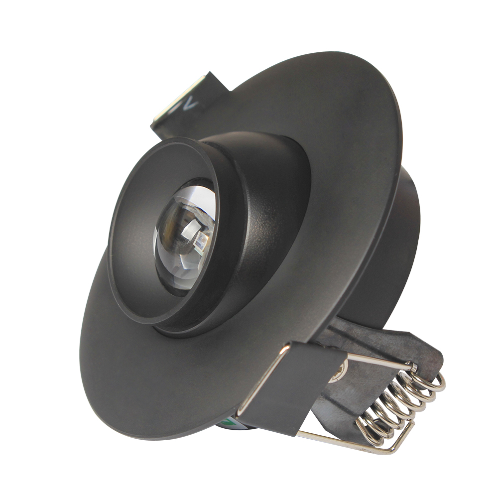 Aisilan Zoom Mini Spot Light Focos Led Recessed LED Downlight Adjustable 10-60 Narrow Beam Angl Built-in Led Spot: Cold White / 6w